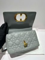 Dior Caro Bag – Blue (Small) - Image 8