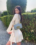 Dior Caro Bag – Blue (Small) - Image 12