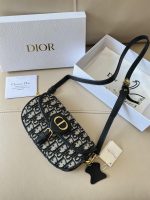 Dior Bobby Small Bag in Embroidered Denim Fabric - Image 8