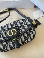 Dior Bobby Small Bag in Embroidered Denim Fabric - Image 5