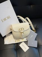 Dior Bobby Medium – White Shiny Calfskin - Image 5