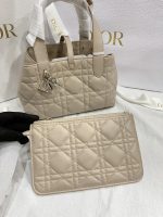 Dior Vertical Toujours Bag – Beige (Medium Size) - Image 5