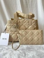 Dior Vertical Toujours Bag – Beige (Medium, Vertical Style) - Image 4