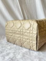 Dior Vertical Toujours Bag – Beige (Medium, Vertical Style) - Image 7