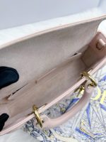 Lady D-Joy – Small Size in Light Pink Lambskin - Image 10