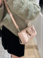 Lady D-Joy – Small Size in Light Pink Lambskin - Image 12