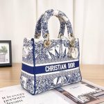 Lady D-Lite Embroidered Bag – Blue - Image 7