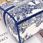 Lady D-Lite Embroidered Bag – Blue - Image 8