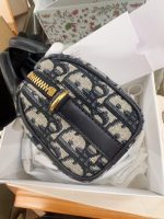 Dior Groove Boston Bag in Black Floral Fabric - Image 7