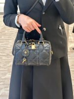 Dior Groove Boston Bag in Black Leather - Image 10