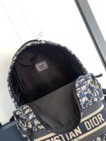 Travel Original Embroidered Monogram Backpack: - Image 9