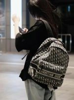 Travel Original Embroidered Monogram Backpack: - Image 12