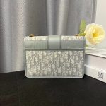 30 Montaigne Oblique Large Flap Bag in Light Color with Embroidered Monogram Print - Image 6