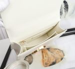 30 Montaigne Calfskin Bag – Medium Size (24cm) in Off-White - Image 10