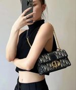 30 Montaigne Medium Bag with Montaigne Embroidered Oblique Monogram - Image 9