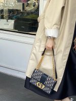 30 Montaigne Medium Bag with Montaigne Embroidered Oblique Monogram - Image 10