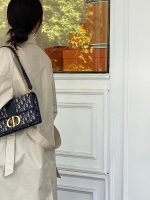 30 Montaigne Medium Bag with Montaigne Embroidered Oblique Monogram - Image 11