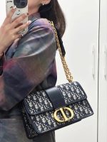 30 Montaigne Medium Bag with Montaigne Embroidered Oblique Monogram - Image 12