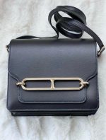 Hermès Roulis 19 – Noir with Gold Hardware - Image 5