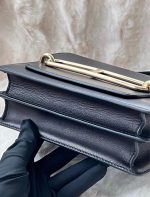 Hermès Roulis 19 – Noir with Gold Hardware - Image 8