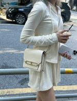 Hermès Roulis 19 – White with Gold Hardware - Image 11