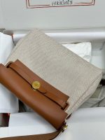 Herbag Mini in Brown Canvas - Image 6