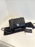 Chanel Classic Flap Mini – Black Lambskin & Silver-Tone Metal - Image 6