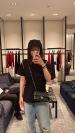 Chanel Classic Flap Mini – Black Lambskin & Silver-Tone Metal - Image 9