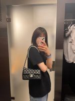 Chanel Classic Flap Mini – Black Lambskin & Silver-Tone Metal - Image 10