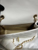 Chanel Classic Flap Mini – White Lambskin & Gold-Tone Metal – Pearl Crush - Image 10