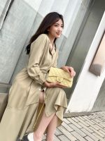 Chanel Classic Flap Mini – Yellow Lambskin & Gold-Tone Metal – Pearl Crush - Image 12