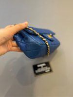 Chanel Classic Flap Mini – Dark Blue Lambskin & Gold-Tone Metal – Pearl Crush - Image 6