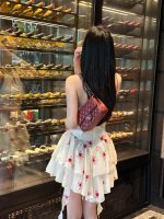 Chanel Classic Flap Mini – Red Lambskin & Gold-Tone Metal – Pearl Crush - Image 7