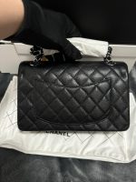 Chanel Classic Flap Small (23cm) – Black Caviar Leather with Silver-Tone Metal - Image 6