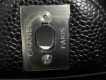Chanel Classic Flap Small (23cm) – Black Caviar Leather with Silver-Tone Metal - Image 4