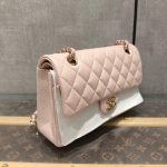 Chanel Classic Flap Small (23cm) – Pink Caviar Leather with Gold-Tone Metal - Image 4