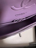 Chanel Classic Flap Small (23cm) – Purple Caviar Leather with Gold-Tone Metal - Image 7