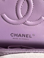 Chanel Classic Flap Small (23cm) – Purple Caviar Leather with Gold-Tone Metal - Image 8