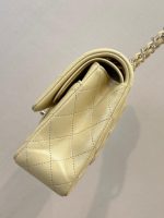 Chanel Classic Flap Small (23cm) – Yellow Caviar Leather with Gold-Tone Metal - Image 6
