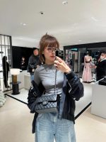 Chanel Classic Flap Medium (25cm) – Black Caviar Leather with Silver-Tone Metal - Image 11