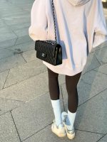 Chanel Classic Flap Medium (25cm) – Black Caviar Leather with Silver-Tone Metal - Image 10