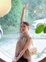 Chanel Classic Flap Medium (25cm) – Beige Caviar Leather with Gold-Tone Metal - Image 10