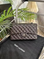 Chanel Classic Flap Medium (25cm) – Brown Caviar Leather with Gold-Tone Metal - Image 2