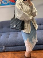 Chanel Classic Flap Jumbo – Black Caviar Leather & Silver-Tone Metal - Image 9