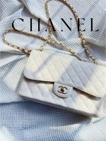 Chanel Classic Flap Jumbo – White Caviar Leather & Gold-Tone Metal - Image 7