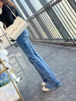 Chanel Classic Flap Jumbo – White Caviar Leather & Gold-Tone Metal - Image 6