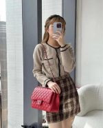 Chanel Classic Flap Jumbo – Burgundy Caviar Leather & Gold-Tone Metal - Image 6