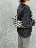 Dior Travel Nomad Series Oblique Embroidered All-Over Monogram - Image 10