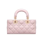 Lady D-Joy – Small Size in Light Pink Lambskin - Image 3