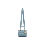 Lady Dior Bag – Medium Size in Blue Lambskin - Image 2